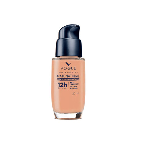 Base Vogue Mate Natural Ácido Hialurónico N°Avellana 30ml Base Vogue Mate Natural Ácido Hialurónico N°Avellana 30ml