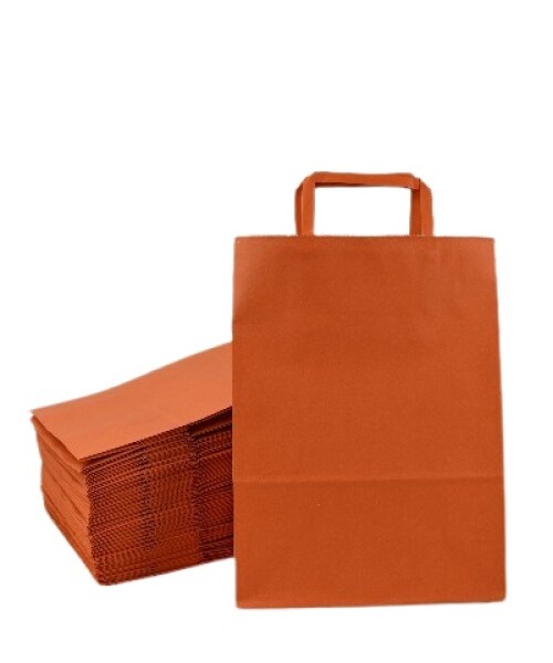 Pack x 50 - bolsa lisa 22x10x30 cm. NARANJA