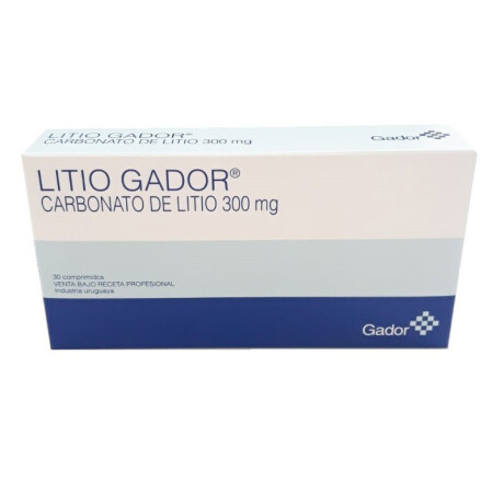 Litio 300 Mg x 30 COM Litio 300 Mg x 30 COM