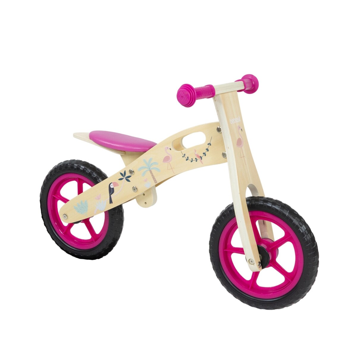 Chiva bicicleta de niño en madera Bebesit My Bike - Rosa 