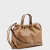 Satchel Handbag Sudney Dark Camel