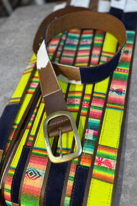 Handcrafted Belt Azul Marino