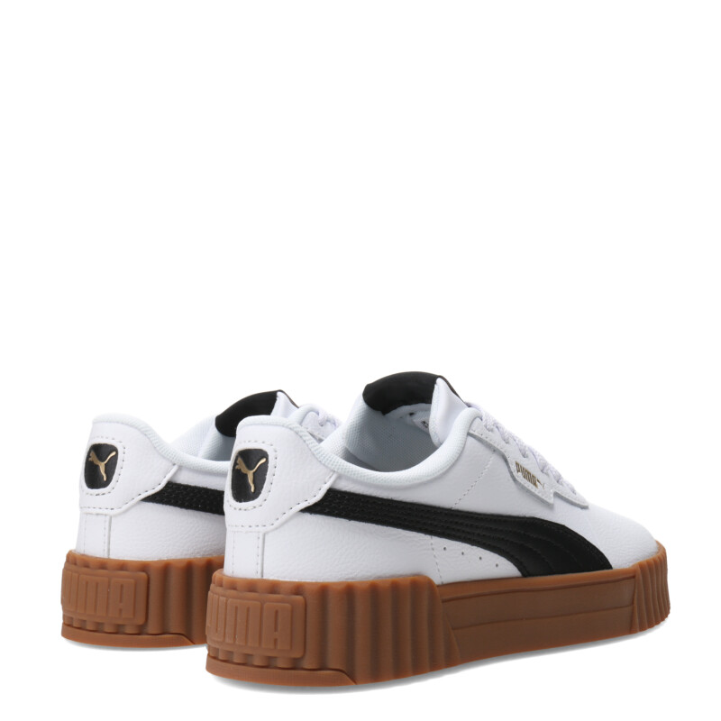 Championes de Mujer Puma Carina 3.0 Blanco - Negro - Camel