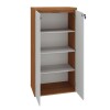 Ropero Alto 2 Puertas Ymir Blanco/castaño Ropero Alto 2 Puertas Ymir Blanco/castaño
