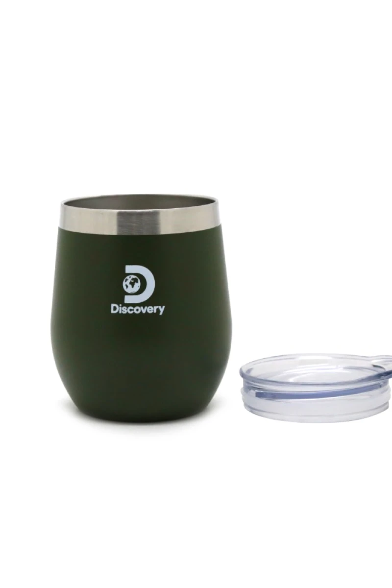 Mate y tapa de Acero - Discovery Verde
