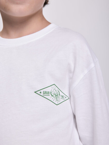 Remera estampada Rock Blanco