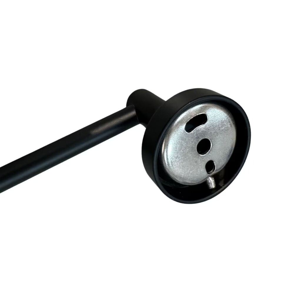 Toallero barra negro mate Milano Dmc Toallero Barra Negro Mate Milano Dmc