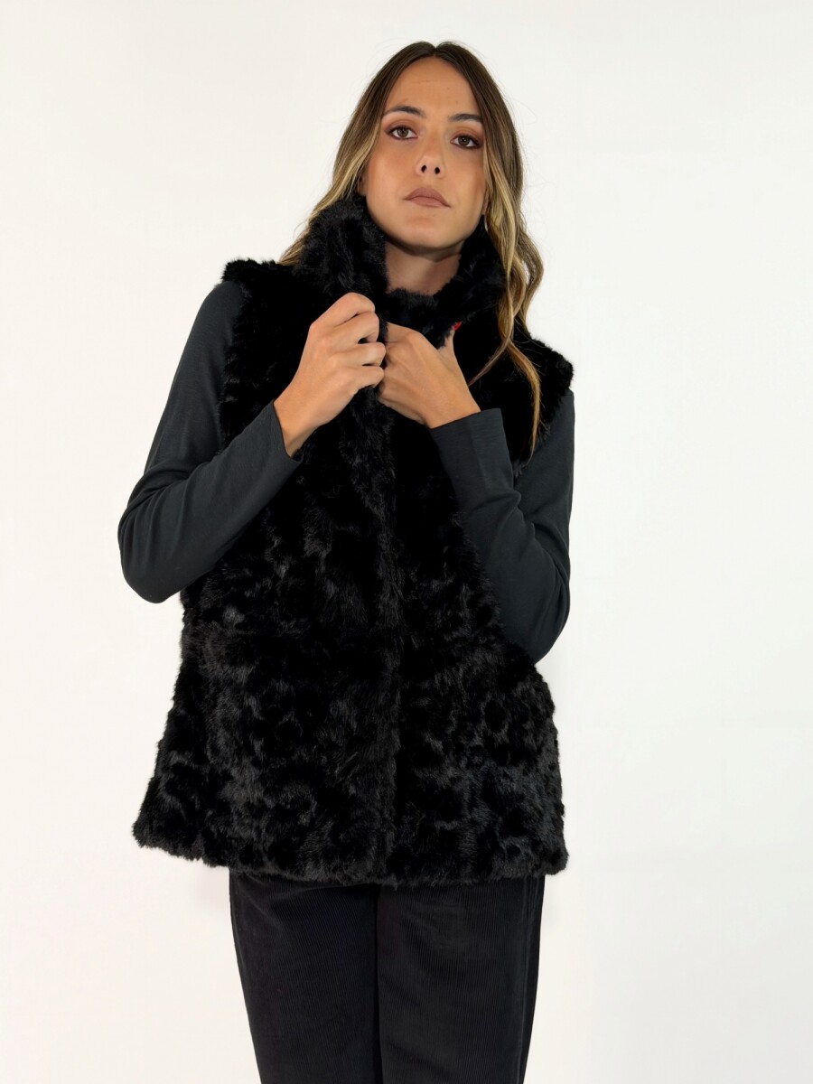 CHALECO TELMA - NEGRO 