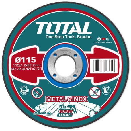 Disco Corte Metal Para Amoladora 4.1/2" - 1.2mm Disco Corte Metal Para Amoladora 4.1/2" - 1.2mm