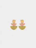 Pendientes Geométricos De Resina multicolor