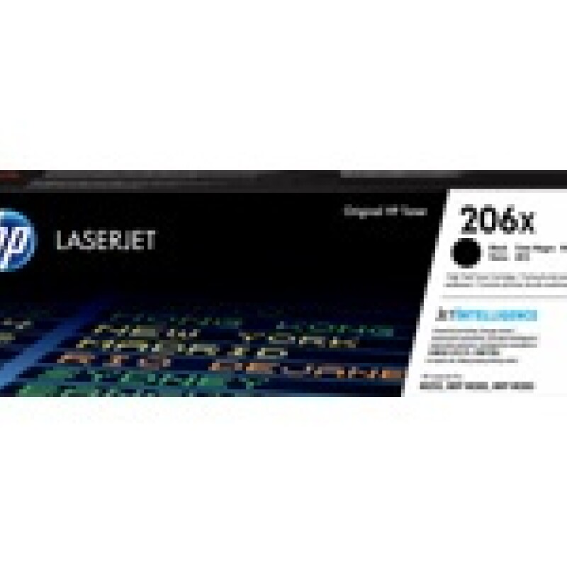 HP 206X - Alto rendimiento - negro - original - LaserJet - cartucho de tóner (W2110X) - para Color LaserJet Pro M255, M283, MFP HP 206X - Alto rendimiento - negro - original - LaserJet - cartucho de tóner (W2110X) - para Color LaserJet Pro M255, M283, MFP