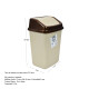 Tarro de residuos 2,5L con tapa vaivén BEIGE