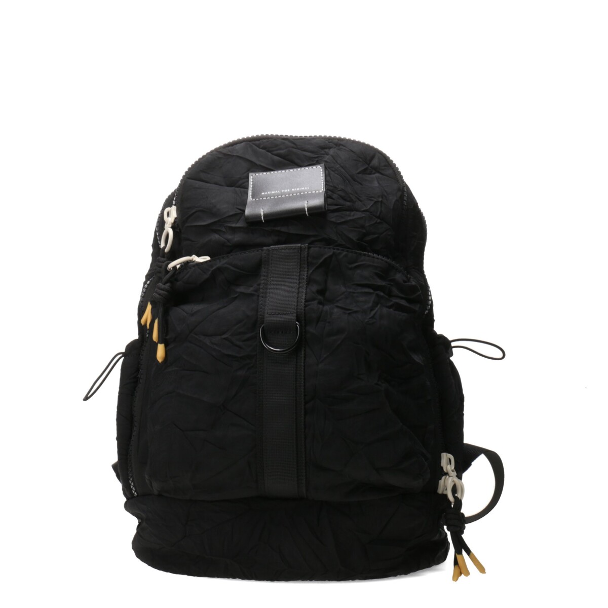 Mochila Miss Carol Karo Con Material Rugoso - Negro 
