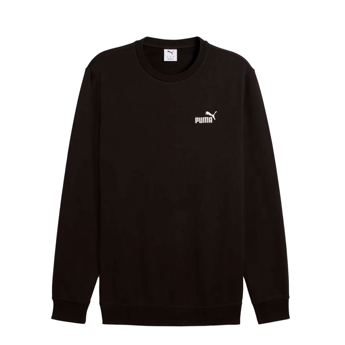 Buzos Puma Logo Crew Masculino - Negro 