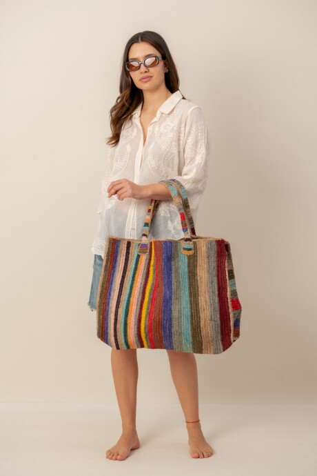 Bolso Cornelia Rayas multicolor