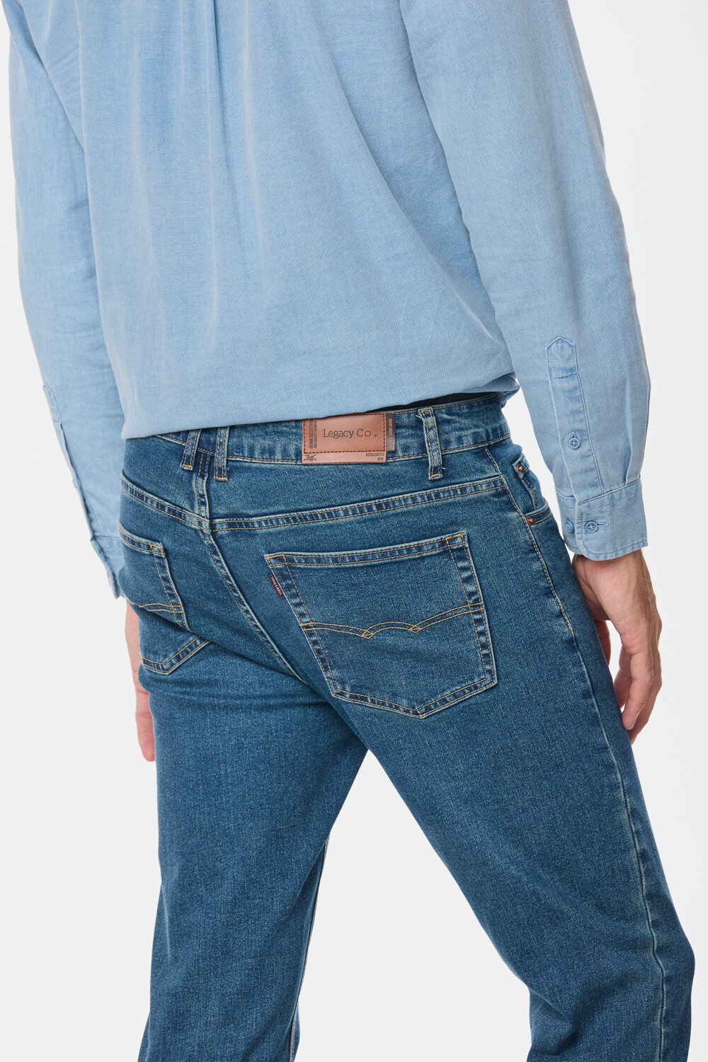 PANTALÓN DE JEAN SKINNY Azul