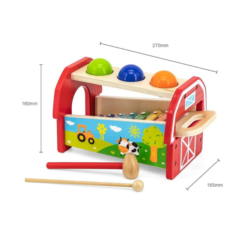 Juguete de Madera Xilófono Martillo VIGA Juguete de Madera Xilófono Martillo VIGA