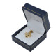Cruz en oro 18k y brillante central Cruz en oro 18k y brillante central