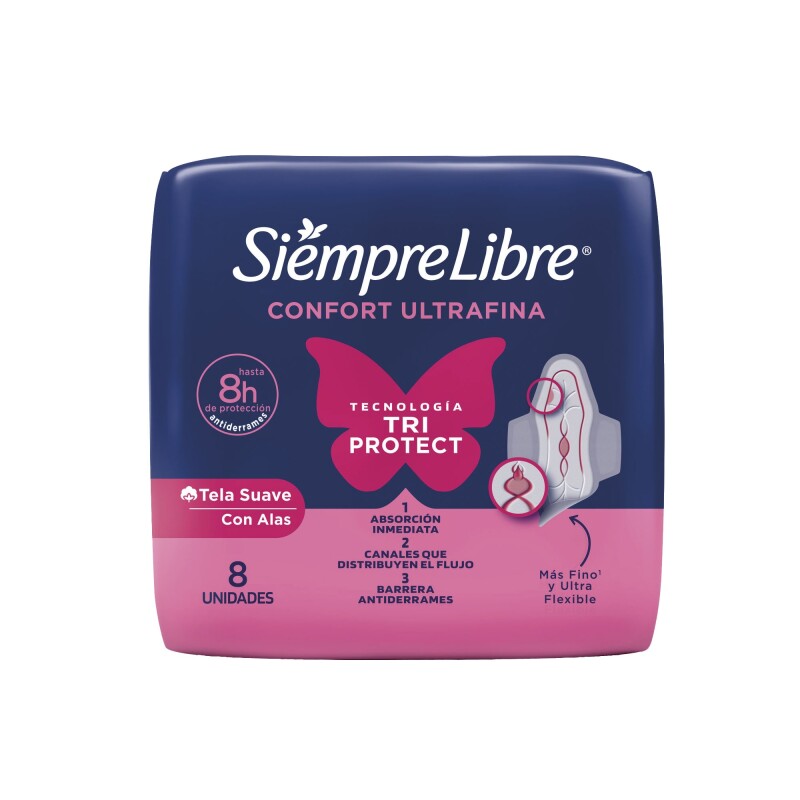 Siempre Libre Ultra Fina Max Suave 8 Uds. Siempre Libre Ultra Fina Max Suave 8 Uds.