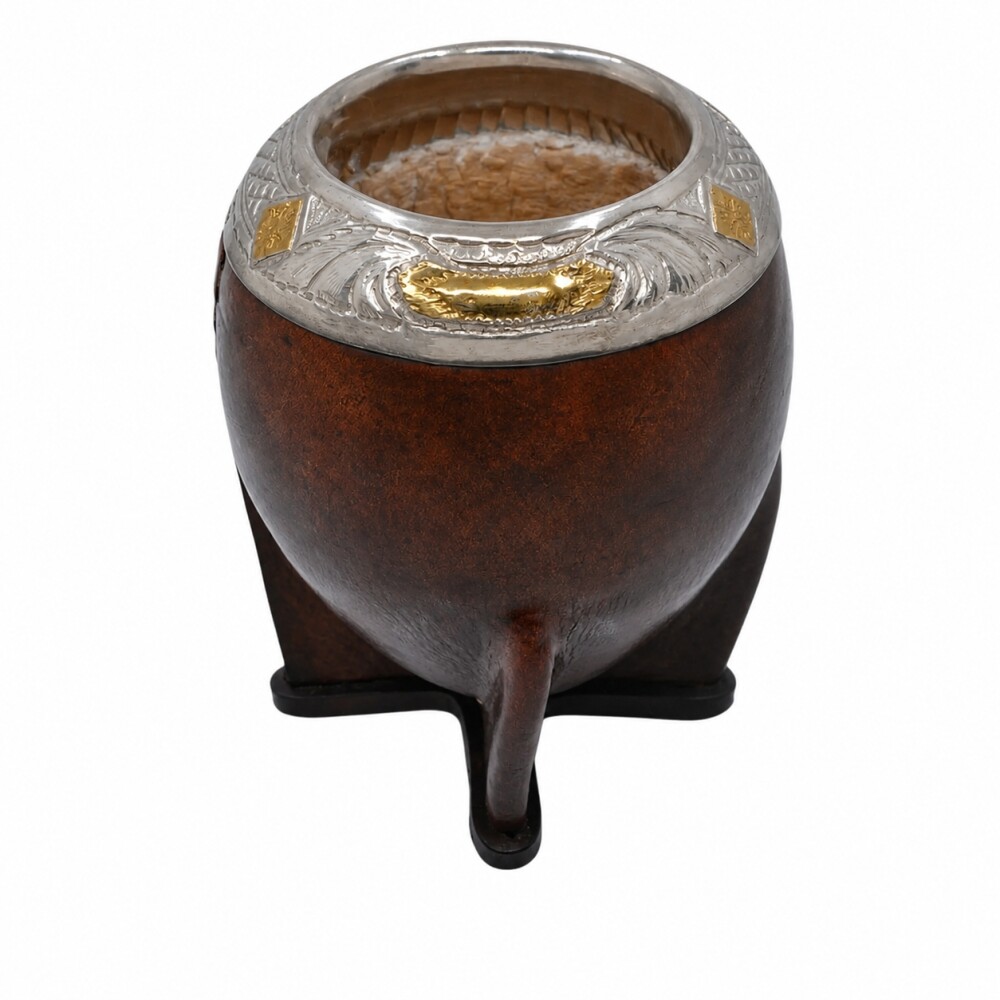 Mate de plata y apliques en oro modelo MODELO 528 C/pie Mate de plata y apliques en oro modelo MODELO 528 C/pie