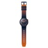 Reloj Swatch SB01S700 Essentially Confident de Silicona Azul