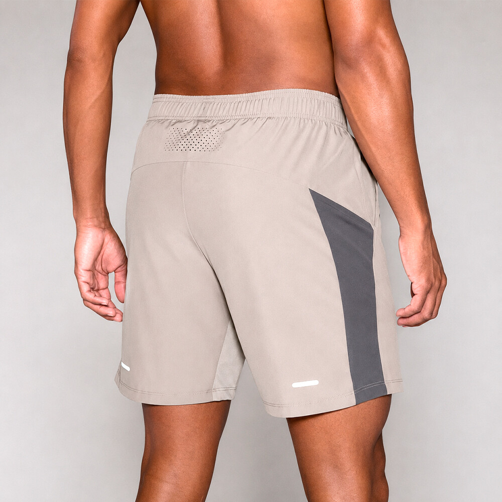 Short The 7 Infinite Short (Unlined) O2 Run Short Hombre Brutalist Khaki / Taupe Slate