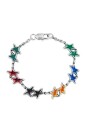 Melted Stars Bracelet Plata