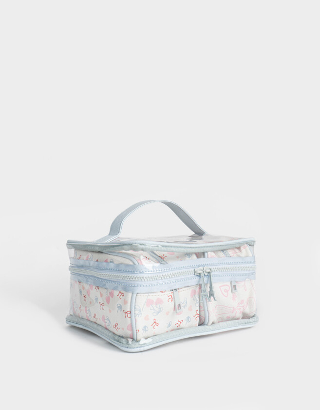 Porta Cosméticos Set De Portacosméticos - Azul Celeste