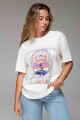 REMERA WORLD TRIP OVER TEE F-crudo