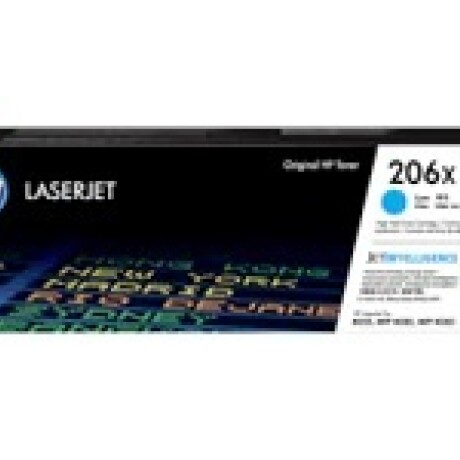 HP 206X - Alto rendimiento - cián - original - LaserJet - cartucho de tóner (W2111X) - para Color LaserJet Pro M255, M283, MFP M HP 206X - Alto rendimiento - cián - original - LaserJet - cartucho de tóner (W2111X) - para Color LaserJet Pro M255, M283, MFP M