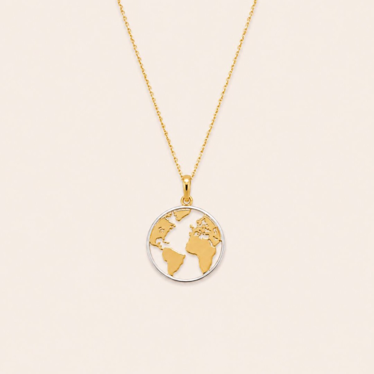 Collar Continentes - Oro 18k 