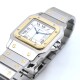 Cartier Santos Carree 2961 Automático 29 mm acero y oro , esfera blanca y números romanos con estuche Cartier Santos Carree 2961 Automático 29 mm acero y oro , esfera blanca y números romanos con estuche