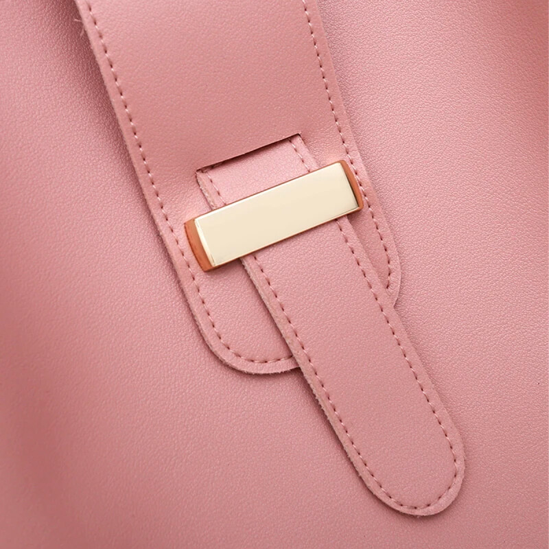 Bolso Cartera de Hombro y de Mano Rosado
