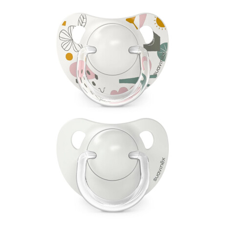 Chupete Suavinex x2 Bebé 0-6 Meses Anatómico SX PRO Silicona Blanco