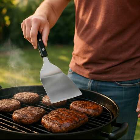 Espátula para Parrilla de Acero Inoxidable 12 cm Espátula para Parrilla de Acero Inoxidable 12 cm