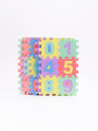 PUZZLE GOMA EVA 36 PC LETRAS Y NUMEROS MULTICOLOR