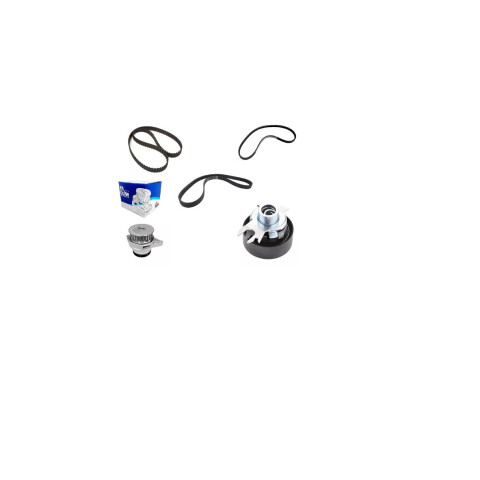 KIT DISTRIBUCION GOL G5/ FOX/SURAN BOMBA + TENSOR + CORREAS X3 + AGUA Kit Distribucion Gol G5/ Fox/suran Bomba + Tensor + Correas X3 + Agua