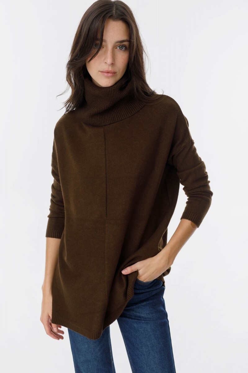Sweater Damero Chocolate