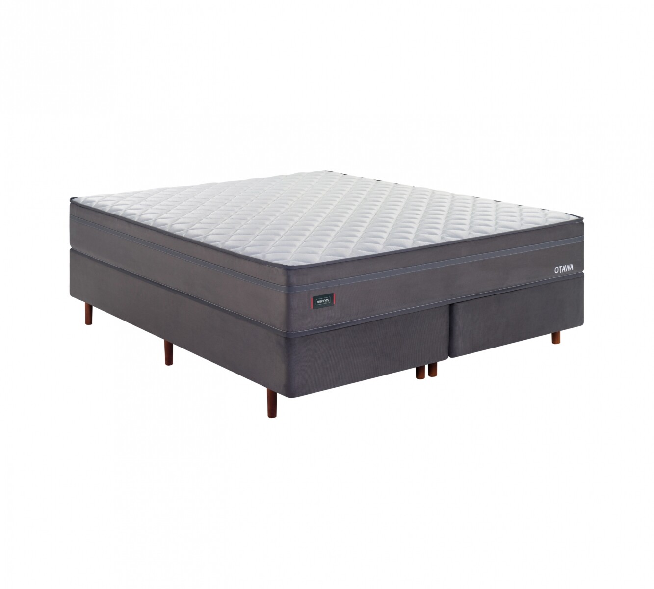 Sommier Queen Resortes MaxSpring 120 Kg - Otawa 
