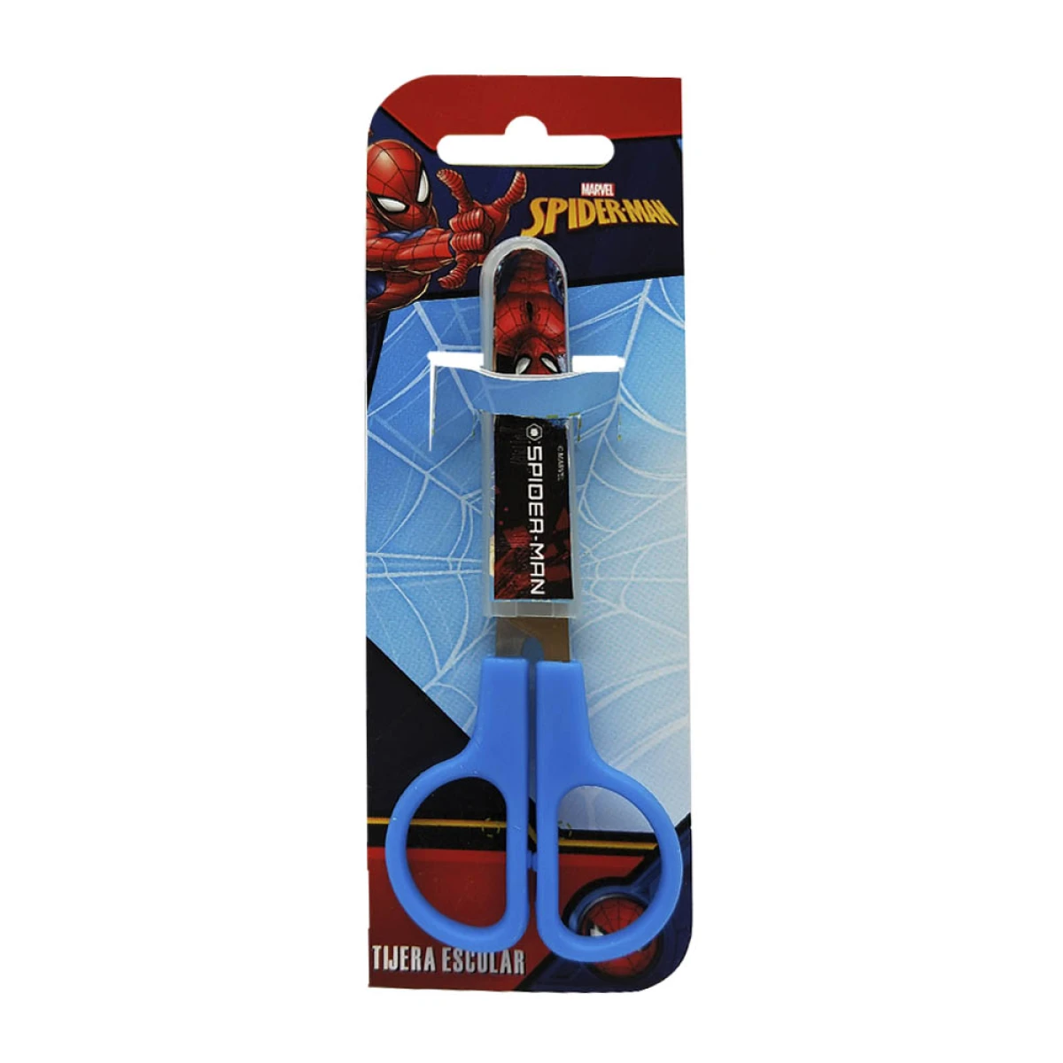 Tijera con protector Spiderman - Varios Diseños 