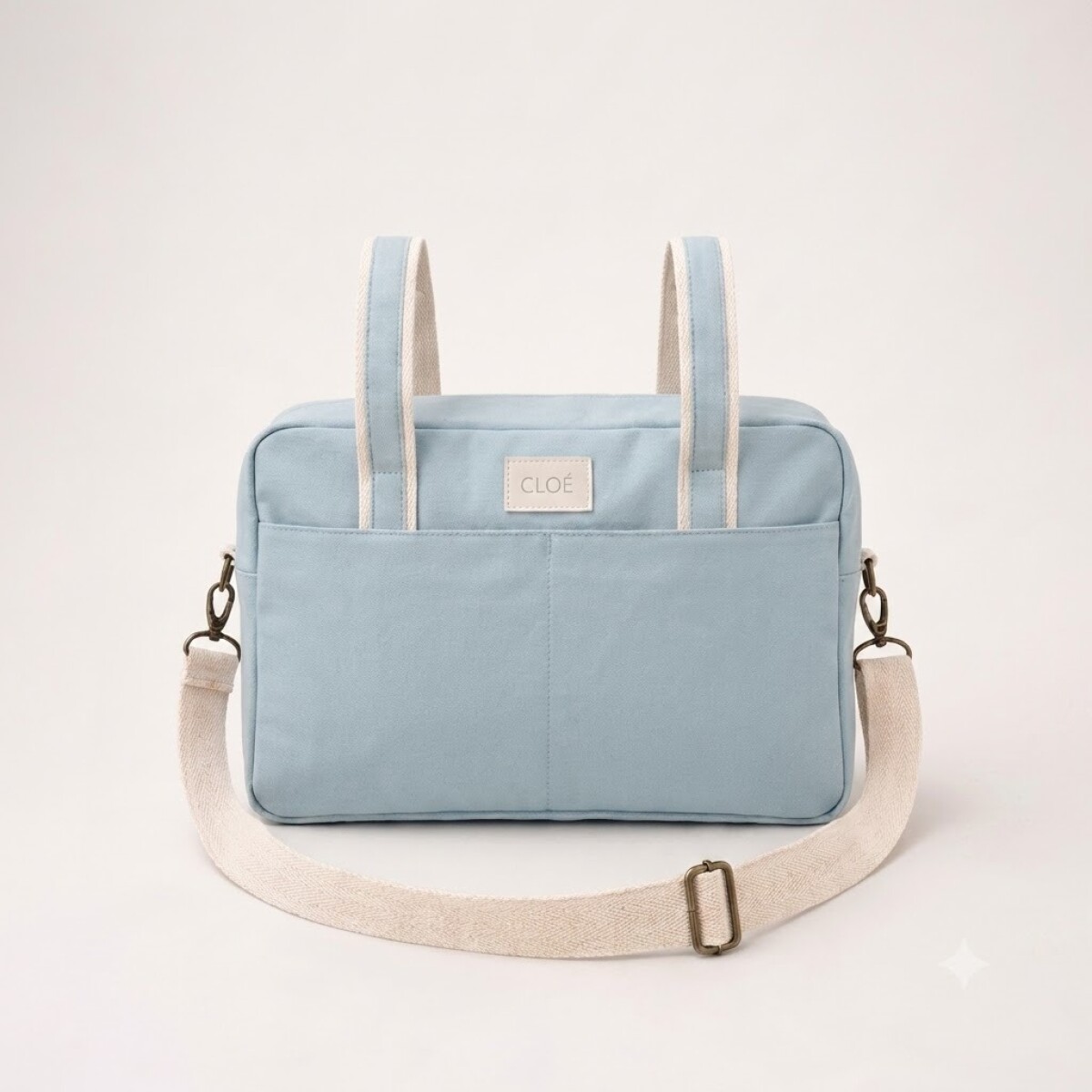 Bolso Midi - Celeste Denim 