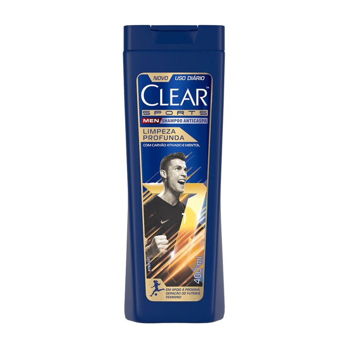 CLEAR MEN ANTIC SPORTS SHAMPO FR. X 400 única