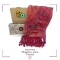BOX PASHMINA + BILLETERA Rojo