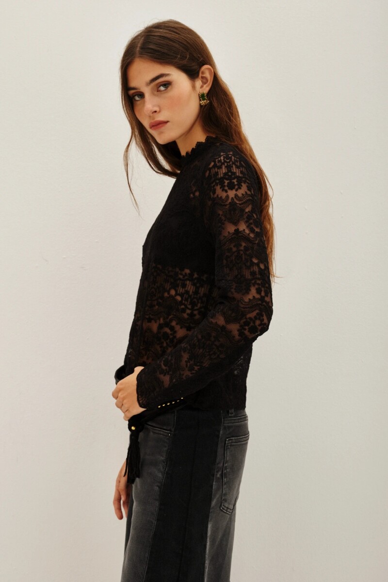 Camisa Adele Negro