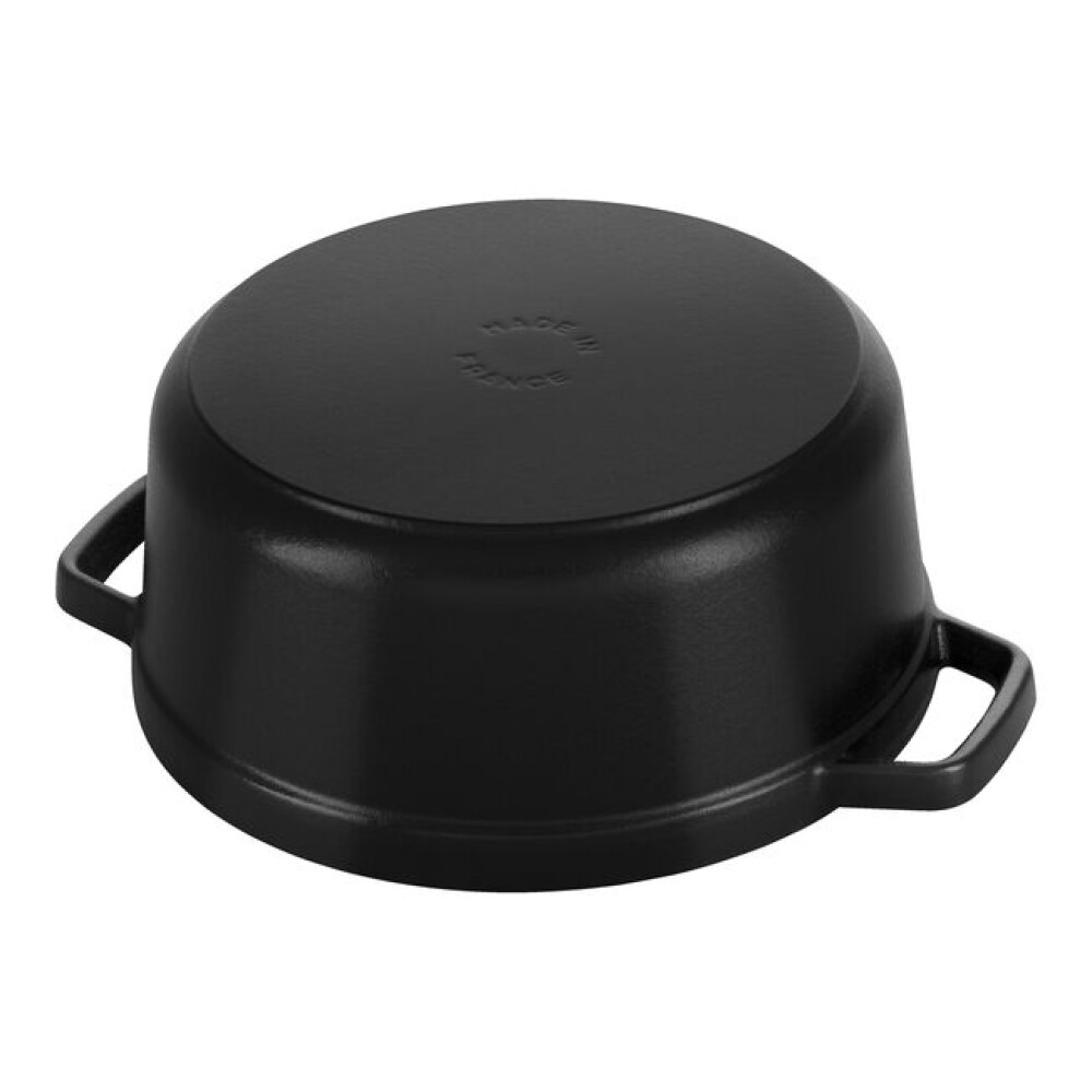 STAUB COCOTTE C/ VAPORIERA - 26 CM NEGRA STAUB COCOTTE C/ VAPORIERA - 26 CM NEGRA
