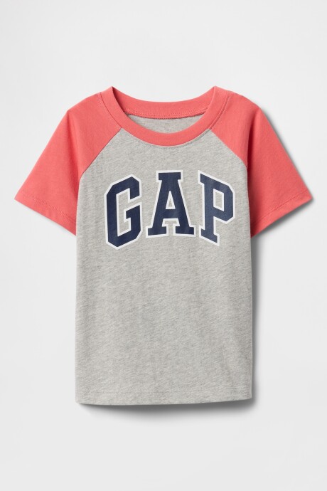 Remera Logo Gap Toddler Niño Light Heather Grey B08