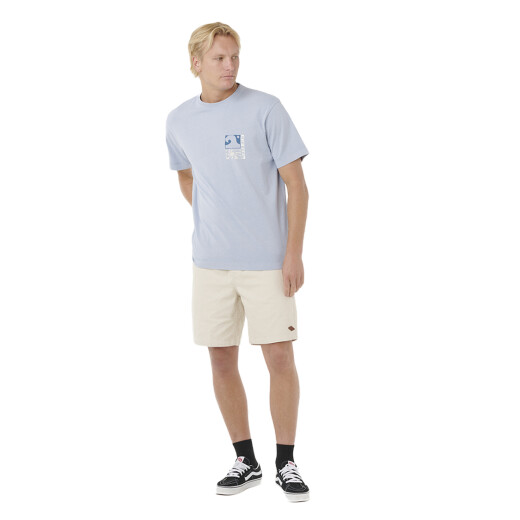 Remera Rip Curl Aots Ty Williams Coastline Tee - Celeste Remera Rip Curl Aots Ty Williams Coastline Tee - Celeste