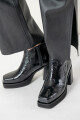 Bota mora Charol negro