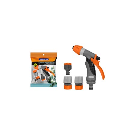 KIT DE RIEGO PUNTERO Y ACOPLE TRAMONTINA 3 PIEZAS MULTICOLOR