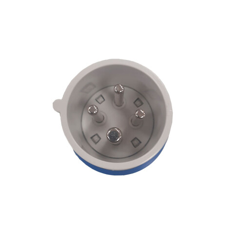 Ficha industrial 3P+T 16A 9HS 220V azul IP44 GG0005